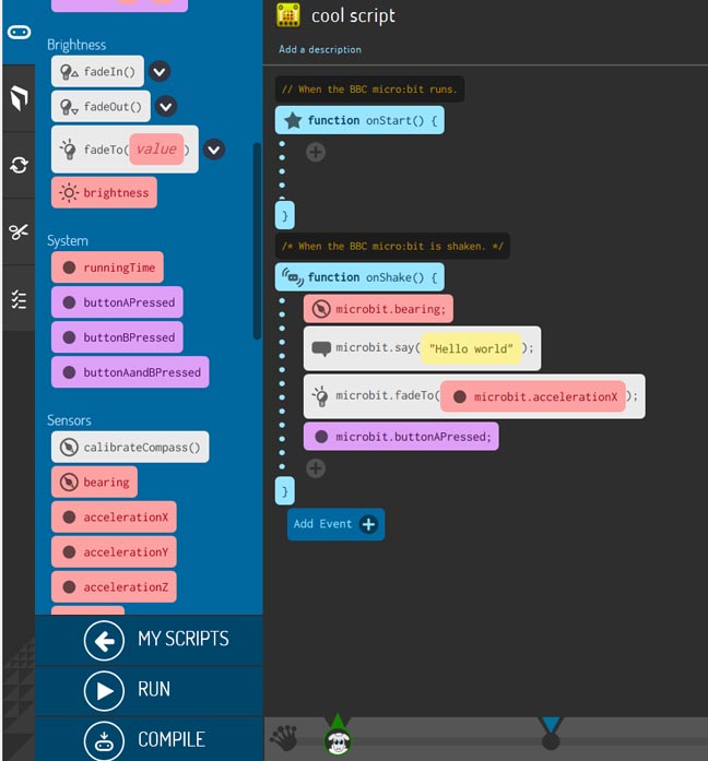 Microbit Javascript