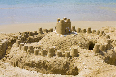 Sandcastle, image via Shutterstock
