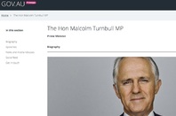 Gov AU alpha applied to pm.gov.au website