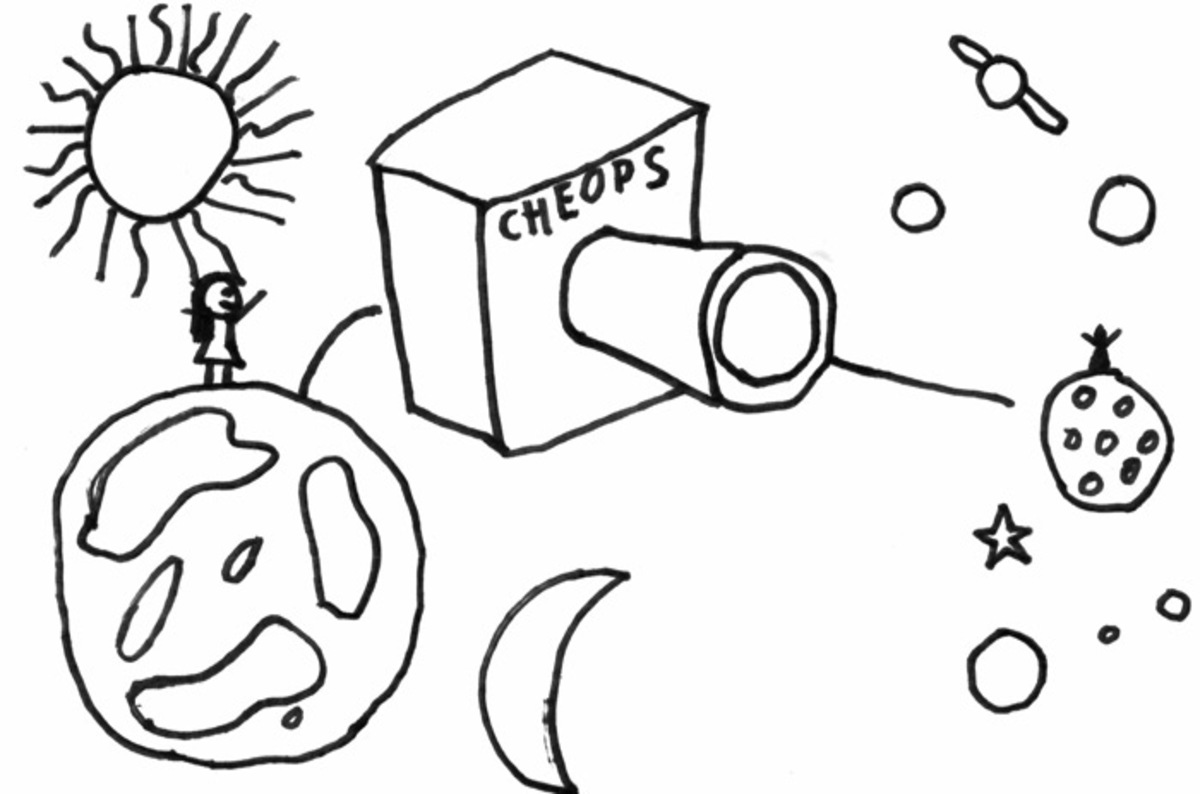 3,000 kids' sketches to fly with exoplanet hunter