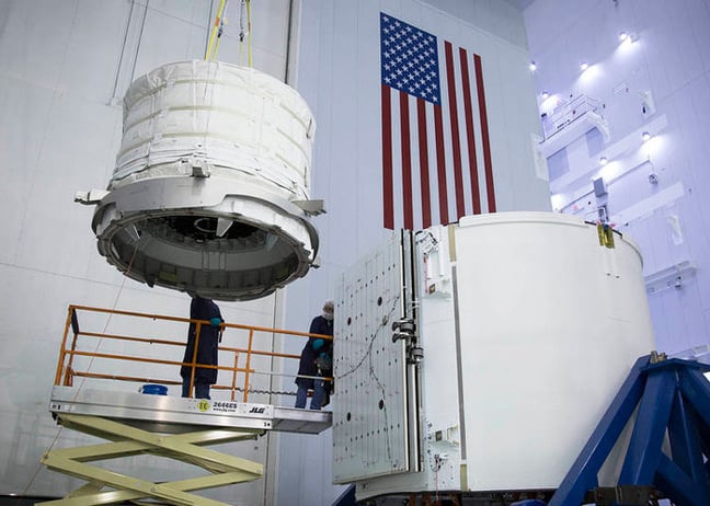 BEAM being loaded into the Dragon spacecraft. Pic: SpaceX