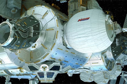 BEAM at the ISS. Pic: Bigelow Aerospace