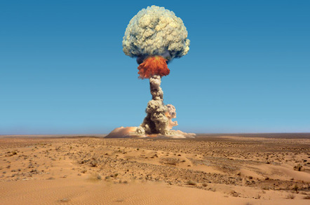 Explosion, image via Shutterstock