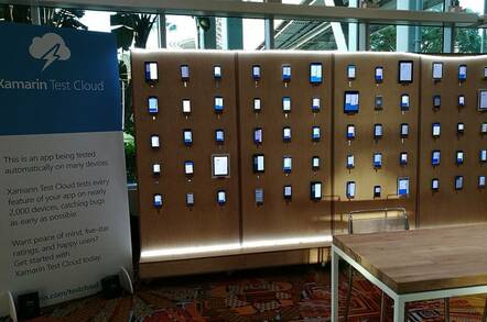 Xamarin's Test Cloud lets developers test applications on cloud-hosted devices