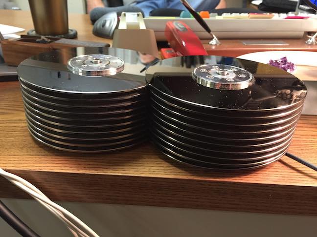 Vintage disk platters