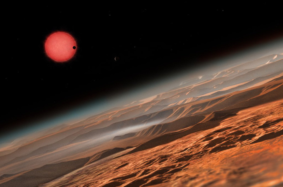 Ultra-cool dwarf throws planetary party