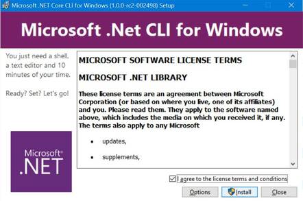 Microsoft's .NET CLI has replaced previous tooling called DNX