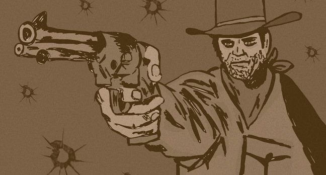 Gunslinger, image via Shutterstock
