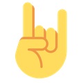 Sign of the Horns devil emoji