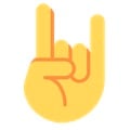 Sign of the Horns devil emoji