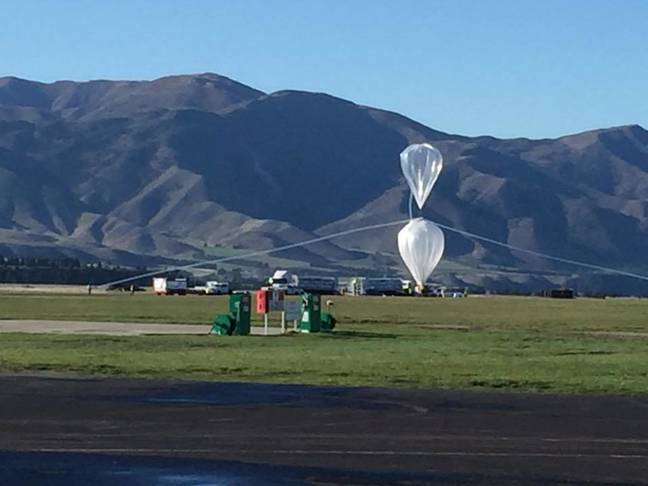 NASA's SPB with its tow balloon