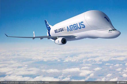 Airbus rendering of the new Beluga XL jetliner