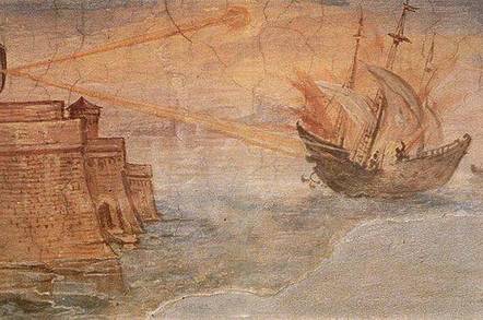 Archimedes Mirror, Giulio Parigi