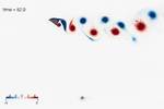 How the flying snake looks in simulation