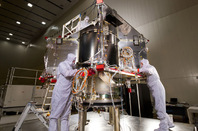 OSIRIS-REx during construction. PIC: NASA