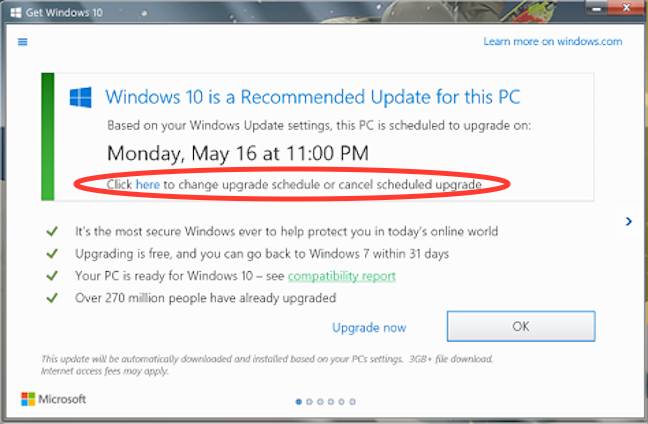 windows 10 upgrade compatibility report