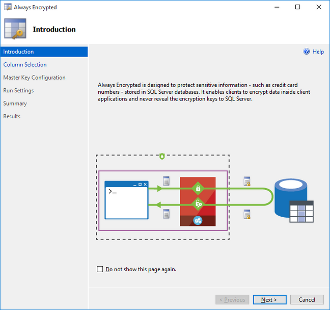 Always Encrypted uses client-side decryption