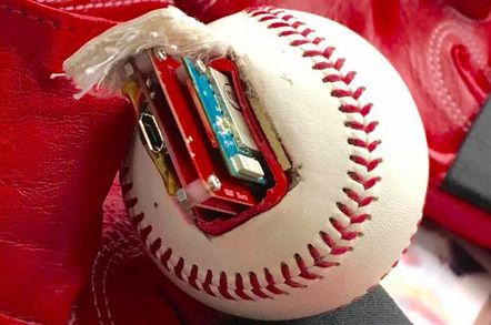 Internet-enabled baseball