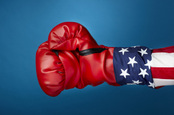 American boxing glove, photo via Shutterstock
