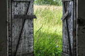 Open barn door