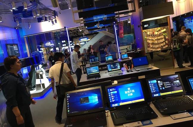 Intel experience store Taipei