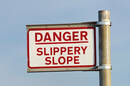 Slippery slope sign