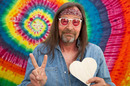 Hippie peace, image via Shutterstock