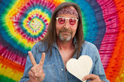 Hippie peace, image via Shutterstock