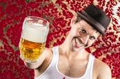 Man drinks Beer. Photo by shutterstock