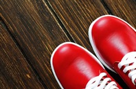 red shoes. Photo by shutterstock