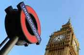 Big Ben and Underground sign. Pic: Crown copyright/MoD