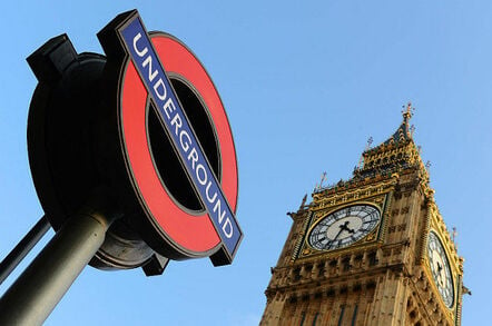 Big Ben and Underground sign. Pic: Crown copyright/MoD