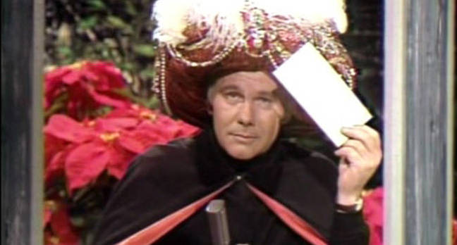 Johnny Carson as Carnac
