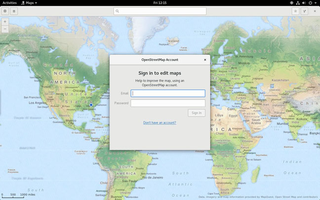 Gnome 320 Maps 