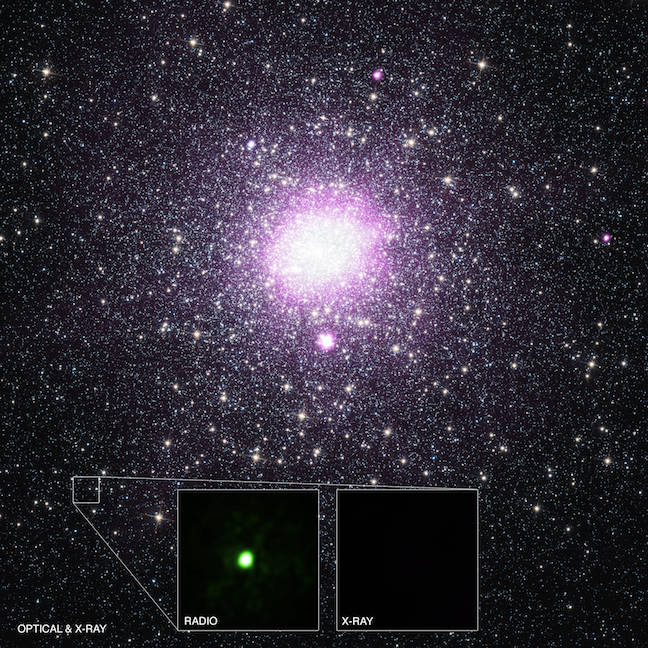 NASA image of the covert black hole