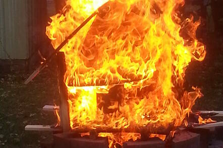 REID on fire