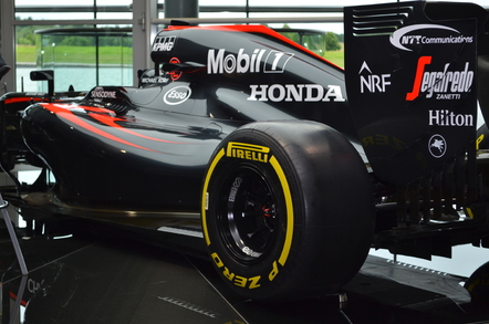 NTT slips into ITC cockpit at F1  legends McLaren  The 