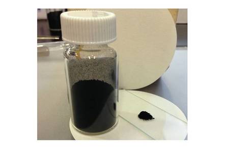 A bottle of burned naphtalene