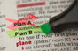 Plan b, image via Shutterstock
