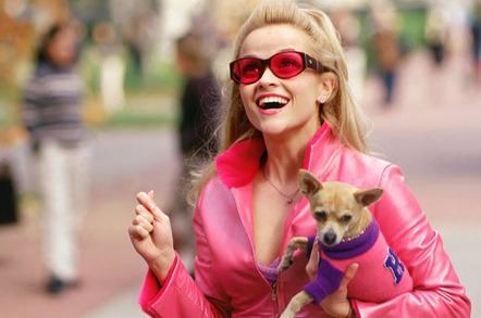 Reese witherspoon as Elle Woods from the film Legally Blonde. Photo copyright MGM Studios