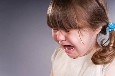 A crying child