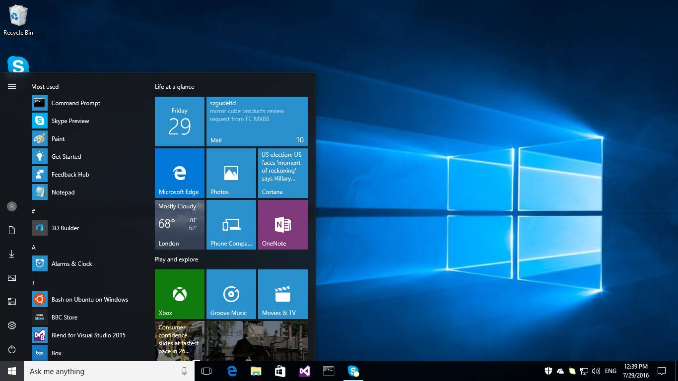 Windows 10 Pro Anniversary Update tweaked to stop you disabling app ...