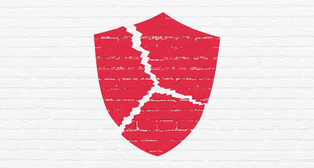 Image by Maksim Kabakouhttp://www.shutterstock.com/pic-362745248/stock-photo-privacy-concept-broken-shield-on-wall-background.html