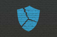 Image by Maksim Kabakouhttp://www.shutterstock.com/pic-362745248/stock-photo-privacy-concept-broken-shield-on-wall-background.html