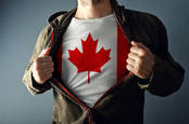 Canada flag T-shirt