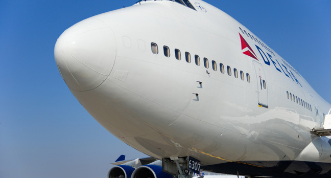 Delta Airlines, photo by Lerner Vadim via Shutterstock