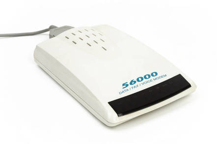 A 56k dial-up modem