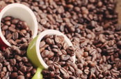 Coffee beans, image via Shutterstock