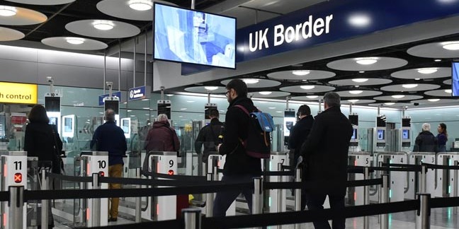 UK border control at Heathrow. Photo by 1000 words/Shutterstock editorial use only