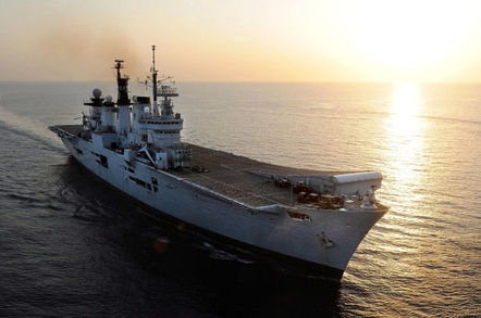 HMS Illustrious. Crown copyright/MoD